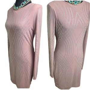 Brand: Blashe, size: L, dress with stones, color: brown.